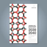 Abstract minimal geometric circle background for business annual report book cover brochure flyer poster vector