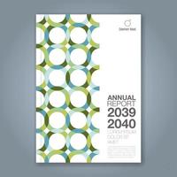 Abstract minimal geometric circle background for business annual report book cover brochure flyer poster vector
