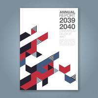 minimal geometric shapes design background for business annual report book cover brochure flyer poster vector