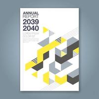 minimal geometric shapes design background for business annual report book cover brochure flyer poster vector