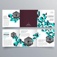 Brochure design 494 vector