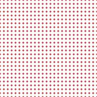 Abstract seamless pattern with red crosses on white background. Modern Swiss design in bauhaus style vector