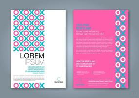 fondo de diseño de formas geométricas mínimas para informe anual de negocios portada de libro folleto folleto cartel vector