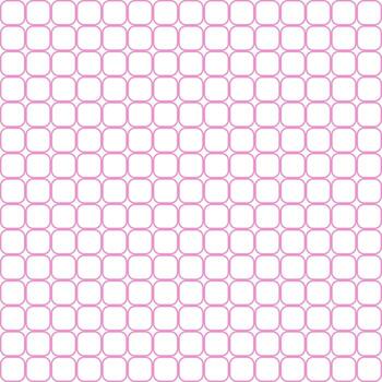 Seamless abstract pattern with many geometric pink squared rounded edges boxes. Vector background design. Paper, cloth, fabric, cloth, dress, napkin, printing, present, nice, shirt, bed, concepts.