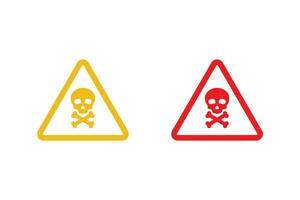 Danger icon sign vector design on white background