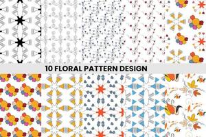 floral pattern design vector