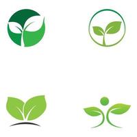 ir hoja verde ecología logo naturaleza elemento vector