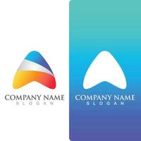 A Logo Template design vector