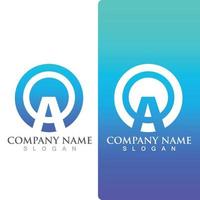 A Logo Template design vector