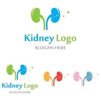 kidney health  logo  vector illusrtation