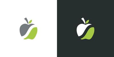 vector de plantilla de diseño de logotipo de apple