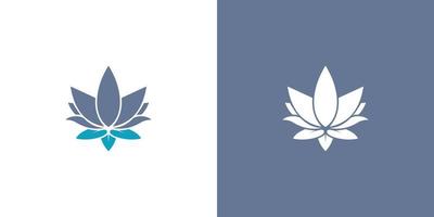 plantilla de vector de diseño de logotipo de flor de loto