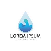 Water drop Logo Template vector