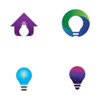 light bulb symbol vector design illustration