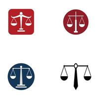 justice law Logo Template vector illsutration design