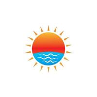 Sun Vector illustration Icon