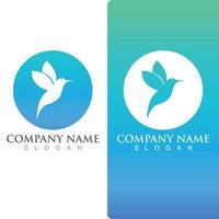 Wing falcon bird  Logo Template vector