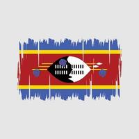 Swaziland Flag Vector. National Flag vector