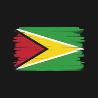 Guyana Flag Brush Vector. National Flag vector