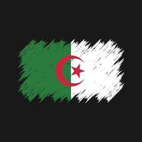 Algeria Flag Brush. National Flag vector