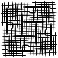 Abstract black and white geometric pattern vector