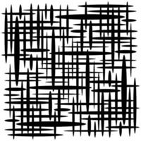 Abstract black and white geometric pattern vector