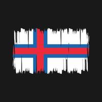 Faroe Islands Flag Vector. National Flag vector