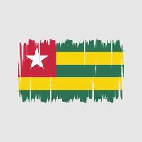 vector de bandera togo. bandera nacional