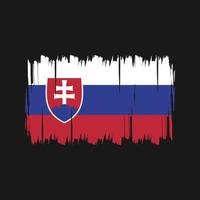 vector de la bandera de eslovaquia. bandera nacional