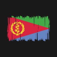 vector de bandera de eritrea. bandera nacional