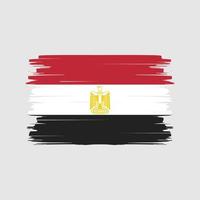 Egypt Flag Brush Vector. National Flag vector