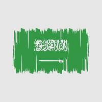 vector de bandera de arabia saudita. bandera nacional