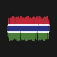 Gambia Flag Vector. National Flag vector