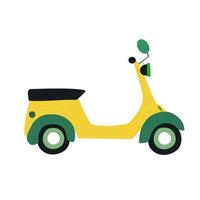 Motorbike cartoon style isolated in whte background vector