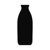 Bottle plastic icon vector black color