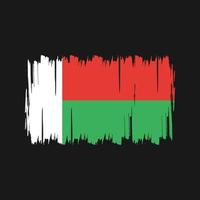 vector de la bandera de madagascar. bandera nacional