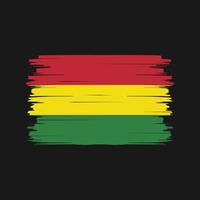 Bolivia Flag Brush Vector. National Flag vector