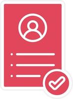 CV Icon Style vector