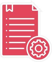 Application Process Icon Style vector