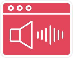 Sound Design Icon Style vector