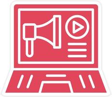Digital Pr Icon Style vector