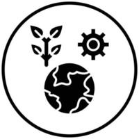 Ecosystem Planning Icon Style vector