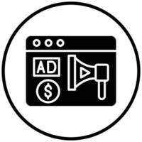 Programmatic Media Buy Icon Style vector