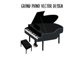 Vector Illustration. Fond Plat Musical. Touche De Piano, Clavier. Mélodie.  Instrument. Clip Art Libres De Droits, Svg, Vecteurs Et Illustration. Image  67274293