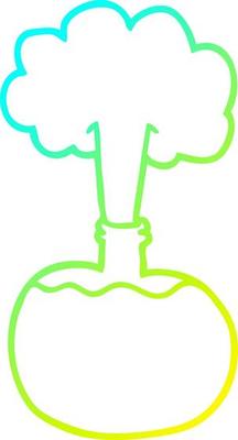 cold gradient line drawing cartoon experiment potions