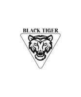 Tiger logo emblem template mascot symbol for business. vector