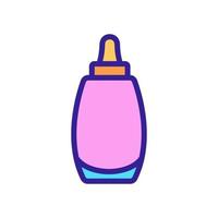 aroma liquid bottle icon vector outline illustration