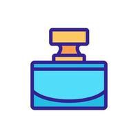 bottle perfume cologne icon vector outline illustration