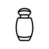 small bottle of perfume icon vector outline illustration