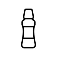 small elongated spray icon vector outline illustration